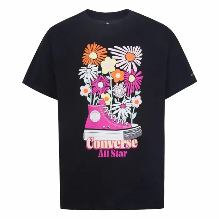 Детски Тениска с къс ръкав Converse Boyfriend Graphicrt