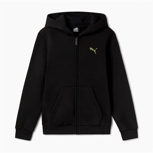 Детско яке Puma Essentials+ Graphic Hoodie Fz Черен