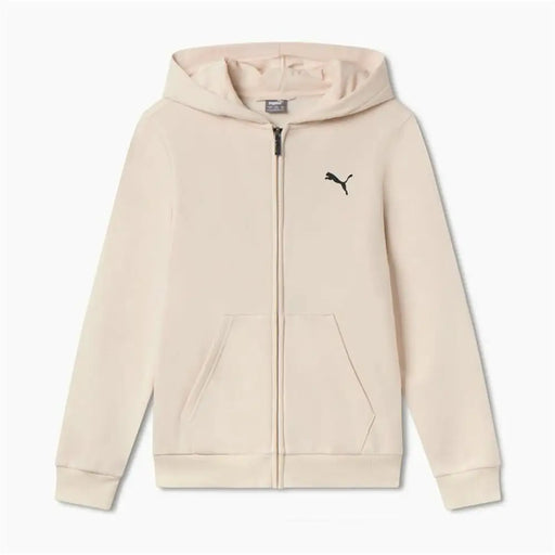 Детско яке Puma Essentials+ Graphic Hoodie Fz Бежов