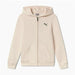 Детско яке Puma Essentials+ Graphic Hoodie Fz Бежов