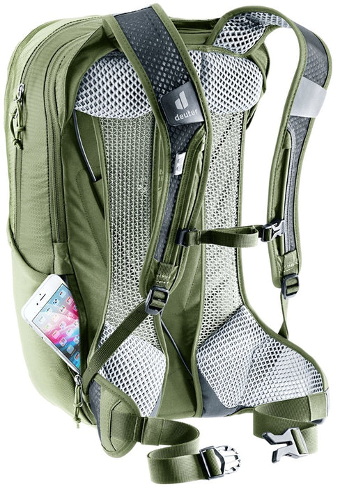 Велосипедна раница - Deuter Race Air 14+3 (Минерална/Грове)