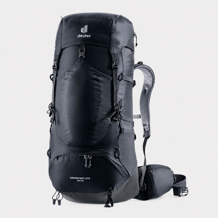 Раница Deuter Aircontact Lite 40 + 10 черно-сива