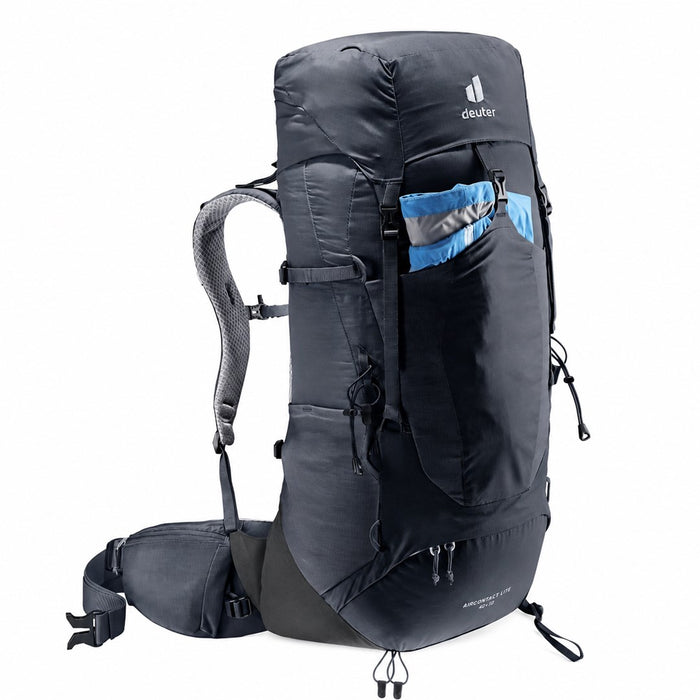 Раница Deuter Aircontact Lite 40 + 10 черно-сива