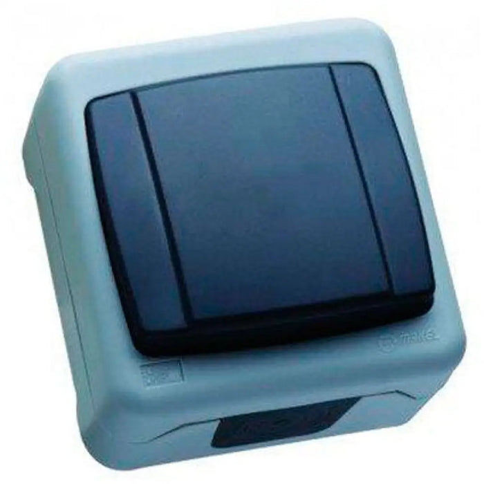 ДЕВИАТОРЕН КЛЮЧ ВЛАГОЗАЩИТЕН IP55 СИВ MAKEL ALOE VERA