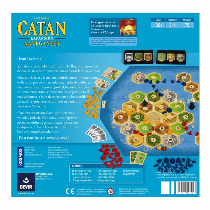 Настолна игра Devir Catan: Expansión Navegantes (ES)