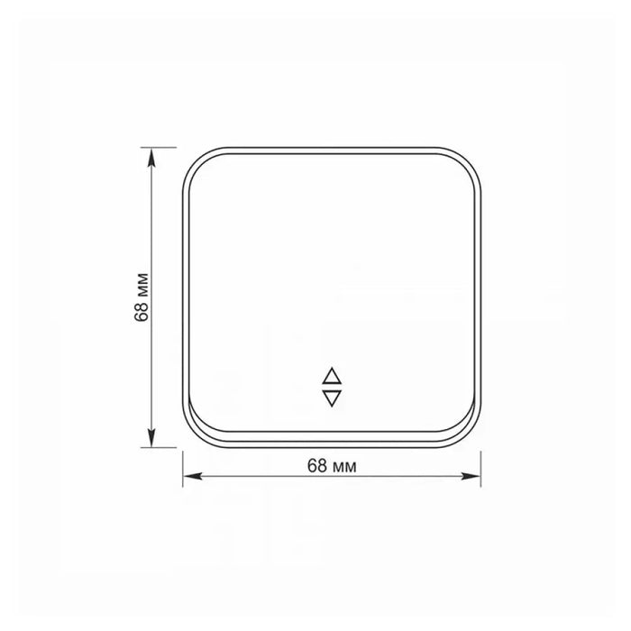 ДЕВИАТОРЕН КЛЮЧ ЗА ОТКРИТ МОНТАЖ VF-BNS11P-W BINERA VIDEX