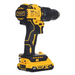 DeWALT DCD709D2T-QW drill 1650 RPM 1.6 kg Black Yellow