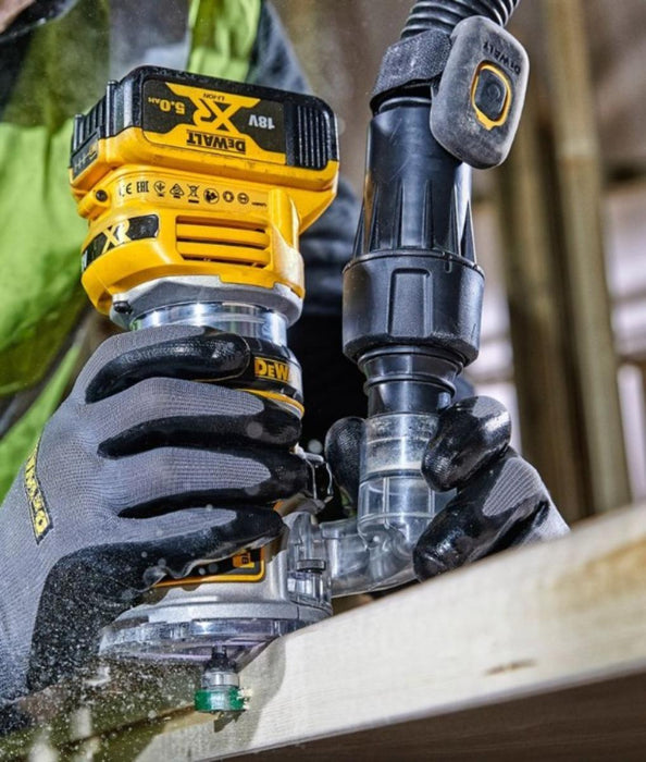 АКУМУЛАТОРНА ОБЕРФРЕЗА 18V DeWALT