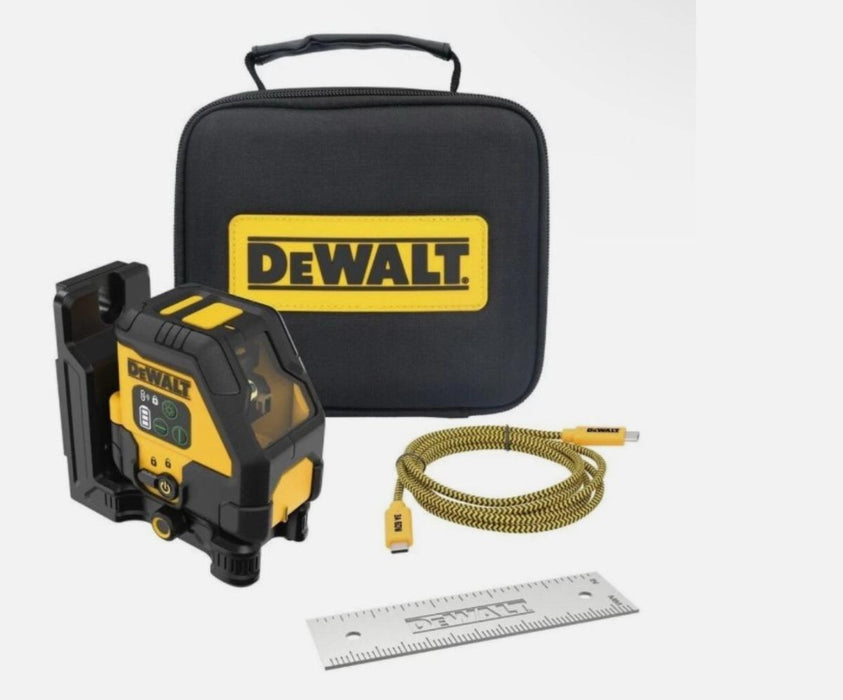 ЛАЗЕР СЪС ЗЕЛЕН ЛЪЧ,USB ЗАРЕЖДАНЕ DeWALT