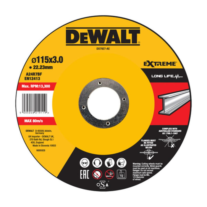 ДИСК ЗА МЕТАЛ Ф115Х3.0ММ DEWALT