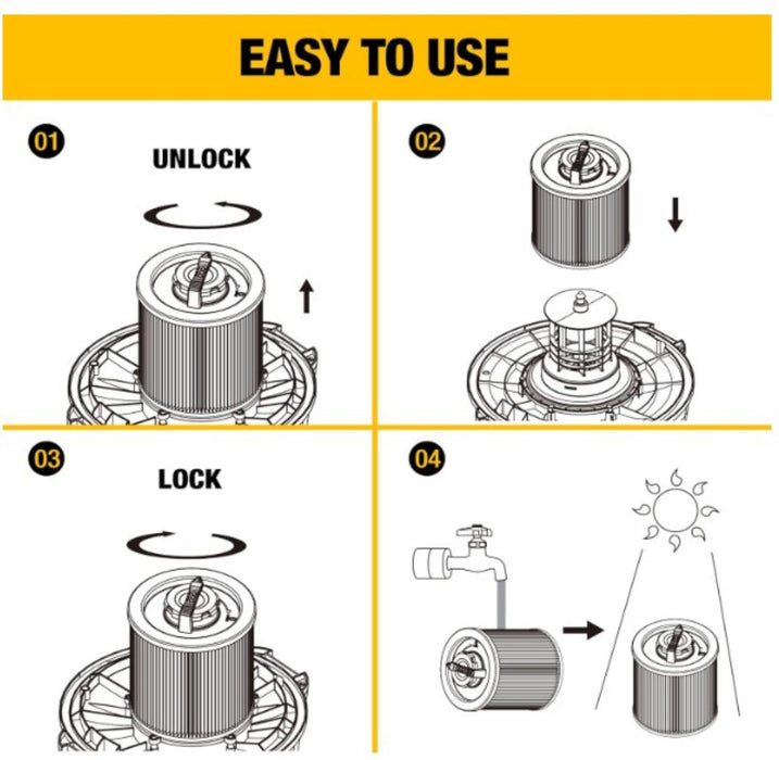 ФИЛТЪР ЗА ПРАХОСМУКАЧКА DEWALT DXVC6910