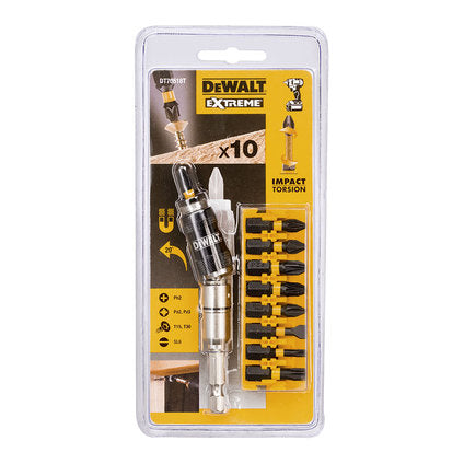 УДЪЛЖИТЕЛ С ЧУПЕЩО РАМО И 8 БИТА DEWALT DT70518T-QZ