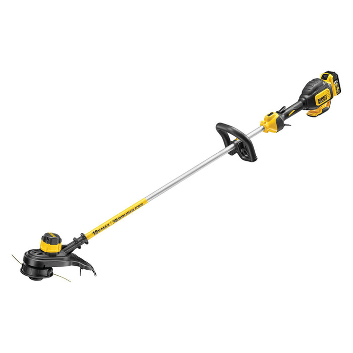 АКУМУЛАТОРЕН БЕЗЧЕТКОВ ТРИМЕР DEWALT DCM561P1-QW SET 18 V, БРОЙ БАТЕРИИ 1, 5.00 Ah, ШИРИНА НА КОСЕНЕ 33.00 см