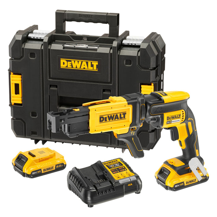 AКУМУЛАТОРЕН БЕЗЧЕТКОВ ВИНТОВЕРТ DEWALT DCF620D2K-QW 18 V, 30.00 nm, БРОЙ БАТЕРИИ 2, 2.00 Ah, КУФАР
