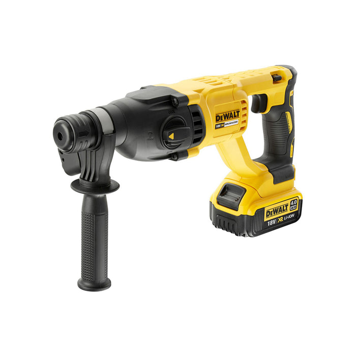 АКУМУЛАТОРЕН БЕЗЧЕТКОВ ПЕРФОРАТОР DEWALT DCH133M1-QW 18 V, 2.60 J, SDS PLUS, БРОЙ БАТЕРИИ 1, 4.00 Ah, КУФАР