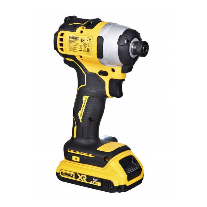 АКУМУЛАТОРЕН БЕЗЧЕТКОВ УДАРЕН ВИНТОВЕРТ DEWALT DCF809D2T-QW SET 18 V, 190.00 nm, БРОЙ БАТЕРИИ 2, 2.00 Ah, КУФАР