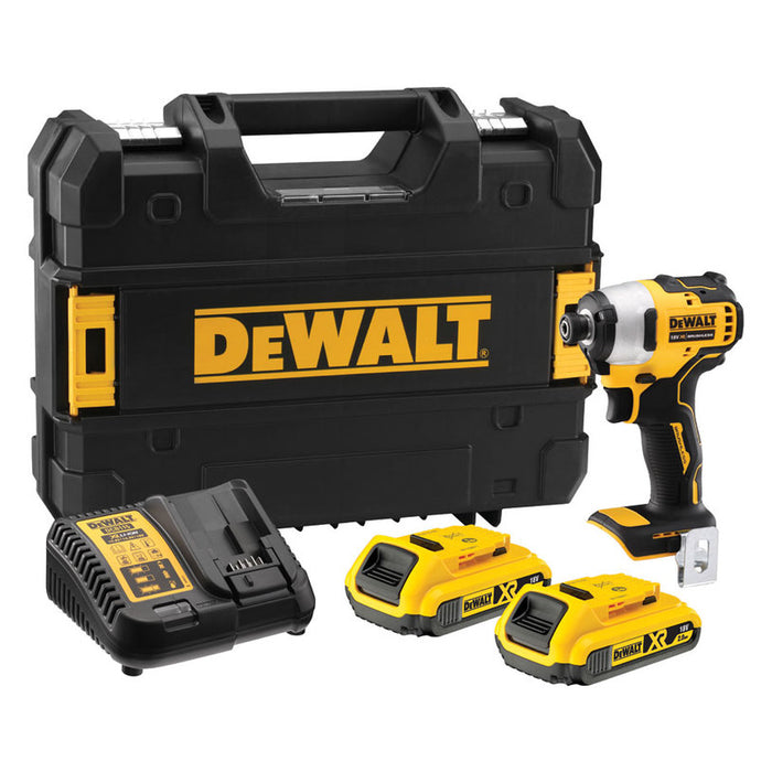 АКУМУЛАТОРЕН БЕЗЧЕТКОВ УДАРЕН ВИНТОВЕРТ DEWALT DCF809D2T-QW SET 18 V, 190.00 nm, БРОЙ БАТЕРИИ 2, 2.00 Ah, КУФАР