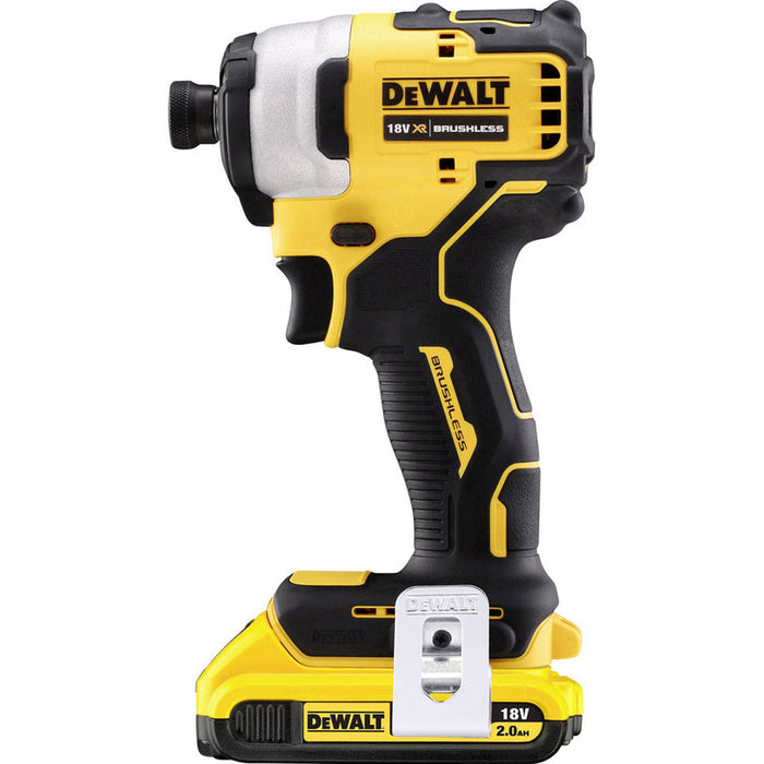 АКУМУЛАТОРЕН БЕЗЧЕТКОВ УДАРЕН ВИНТОВЕРТ DEWALT DCF809D2T-QW SET 18 V, 190.00 nm, БРОЙ БАТЕРИИ 2, 2.00 Ah, КУФАР