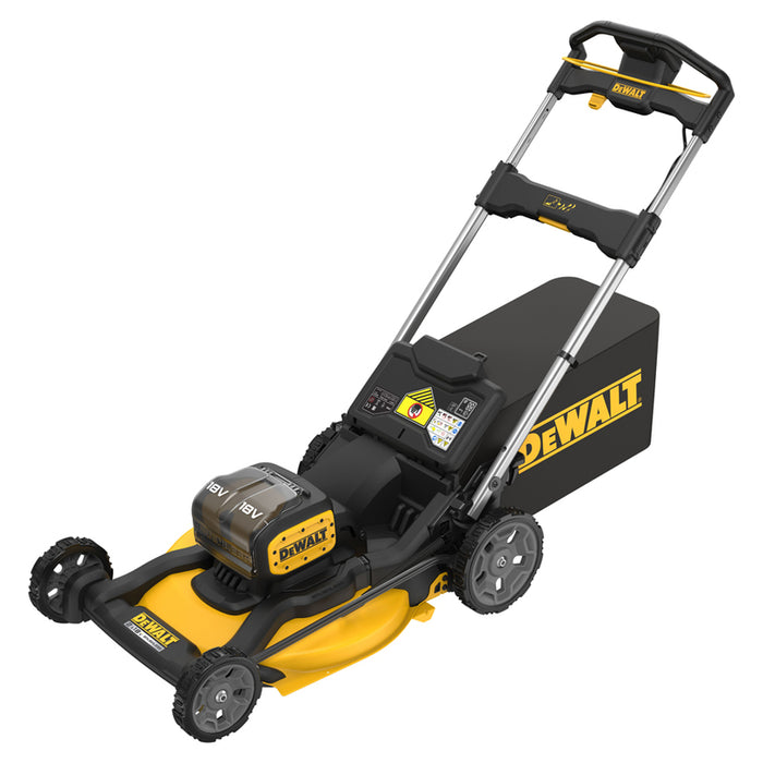 АКУМУЛАТОРНА БЕЗЧЕТКОВА КОСАЧКА DEWALT DCMWP134W2-QW 18 V, ШИРИНА НА КОСЕНЕ 53.00 см, БРОЙ БАТЕРИИ 2, 8.00 Ah