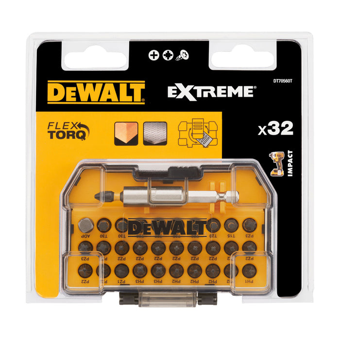 КОМПЛЕКТ БИТОВЕ С МАГНИТЕН ДЪРЖАЧ DEWALT DT70560T-QZ