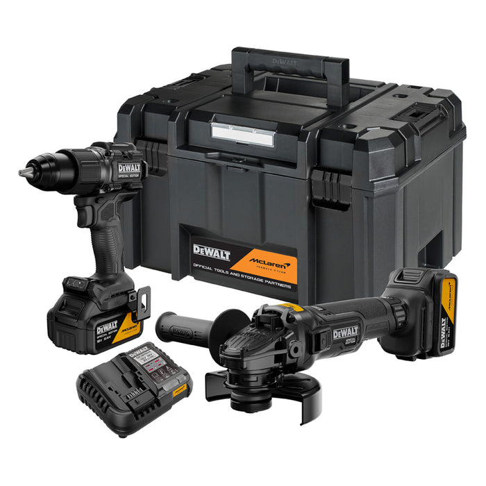 АКУМУЛАТОРЕН БЕЗЧЕТКОВ КОМПЛЕКТ DEWALT DCK2223MP2T-QW 18 V, БРОЙ БАТЕРИИ 2, 5.00 Ah, КУФАР