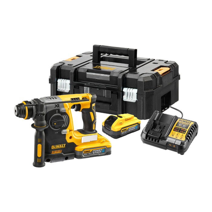 АКУМУЛАТОРЕН БЕЗЧЕТКОВ ПЕРФОРАТОР DEWALT DCH273H2T-QW 18 V, 2.10 J, БРОЙ БАТЕРИИ 2, 5.00 Ah, КУФАР