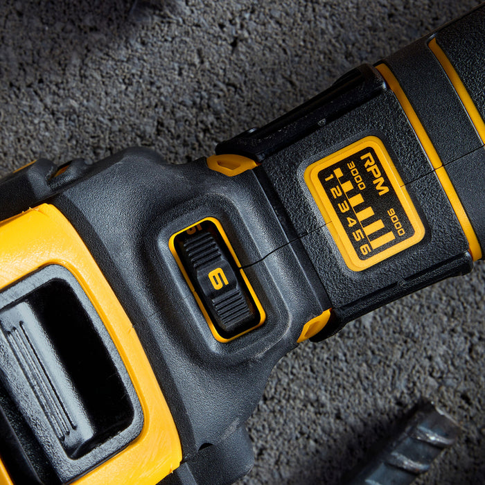 АКУМУЛАТОРЕН ЪГЛОШЛАЙФ DEWALT DCG409VSN-XJ 18 V, 125 мм
