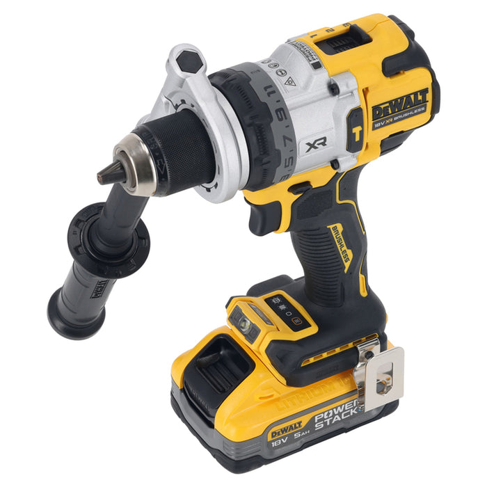 АКУМУЛАТОРЕН БЕЗЧЕТКОВ КОМПЛЕКТ DEWALT DCK2200H2T-QW 18 V, БРОЙ БАТЕРИИ 2, 5.00 Ah, КУФАР