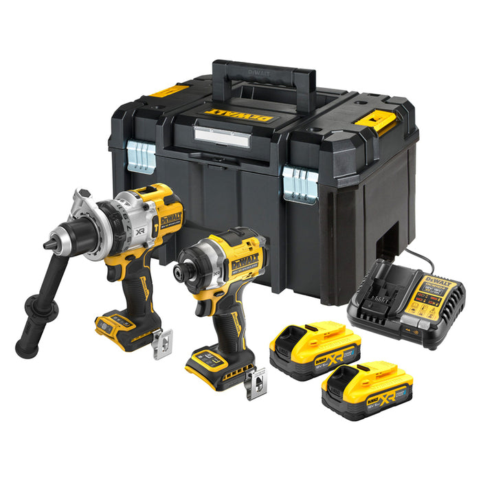 АКУМУЛАТОРЕН БЕЗЧЕТКОВ КОМПЛЕКТ DEWALT DCK2200H2T-QW 18 V, БРОЙ БАТЕРИИ 2, 5.00 Ah, КУФАР