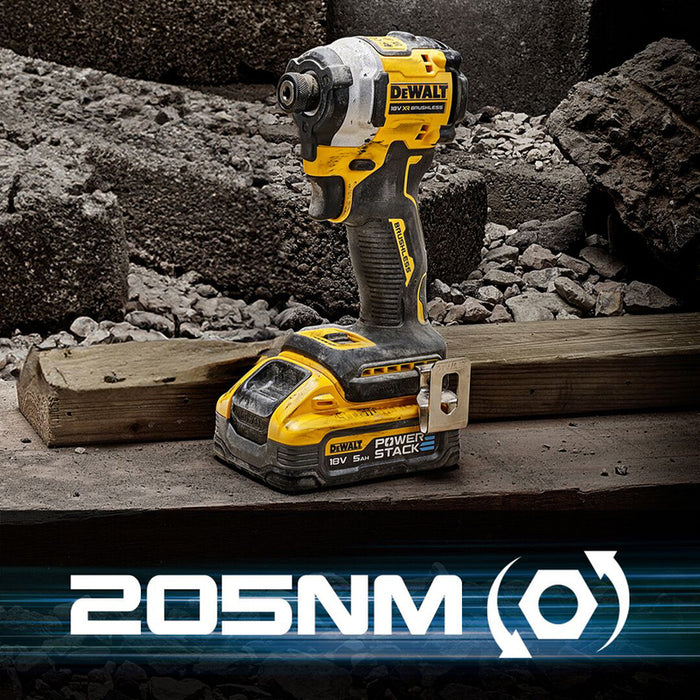 АКУМУЛАТОРЕН БЕЗЧЕТКОВ КОМПЛЕКТ DEWALT DCK2050H2T-QW 18 V, БРОЙ БАТЕРИИ 2, 5.00 Ah, КУФАР