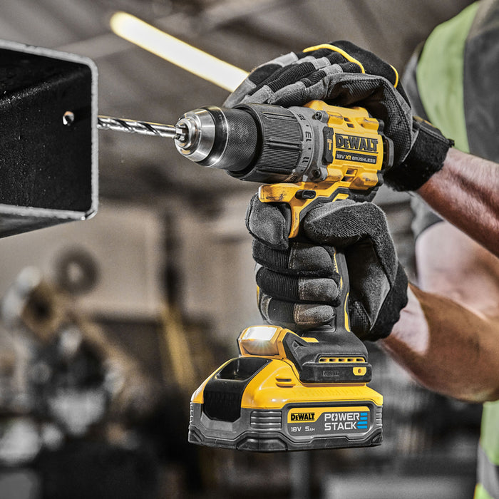 АКУМУЛАТОРЕН БЕЗЧЕТКОВ КОМПЛЕКТ DEWALT DCK2050H2T-QW 18 V, БРОЙ БАТЕРИИ 2, 5.00 Ah, КУФАР