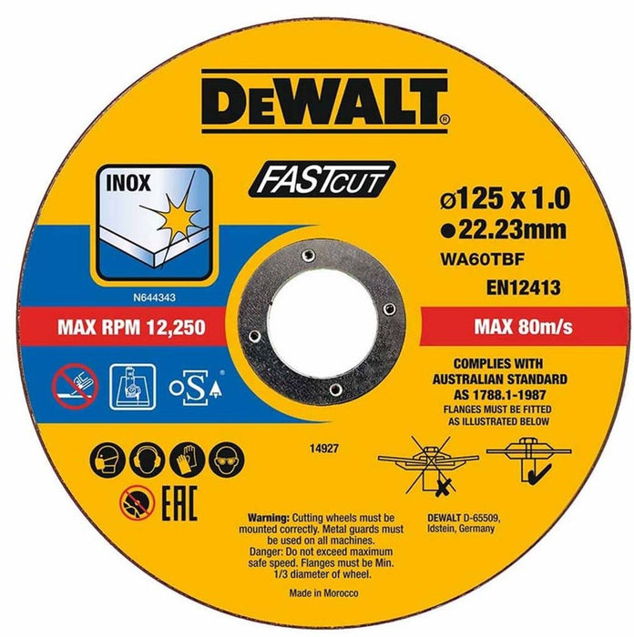 Карбофлексови дискове за рязане на неръждаема стомана DeWALT - DT20540-QZ, 100 броя