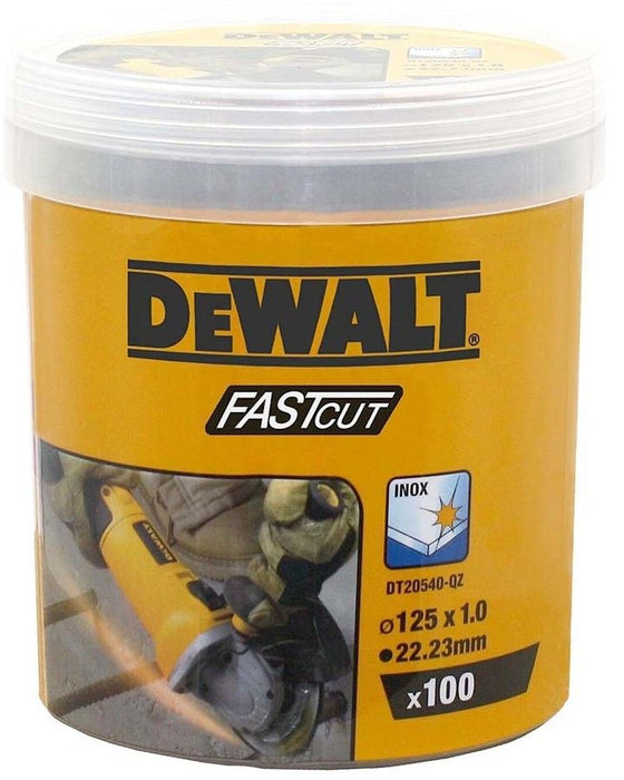 Карбофлексови дискове за рязане на неръждаема стомана DeWALT - DT20540-QZ, 100 броя