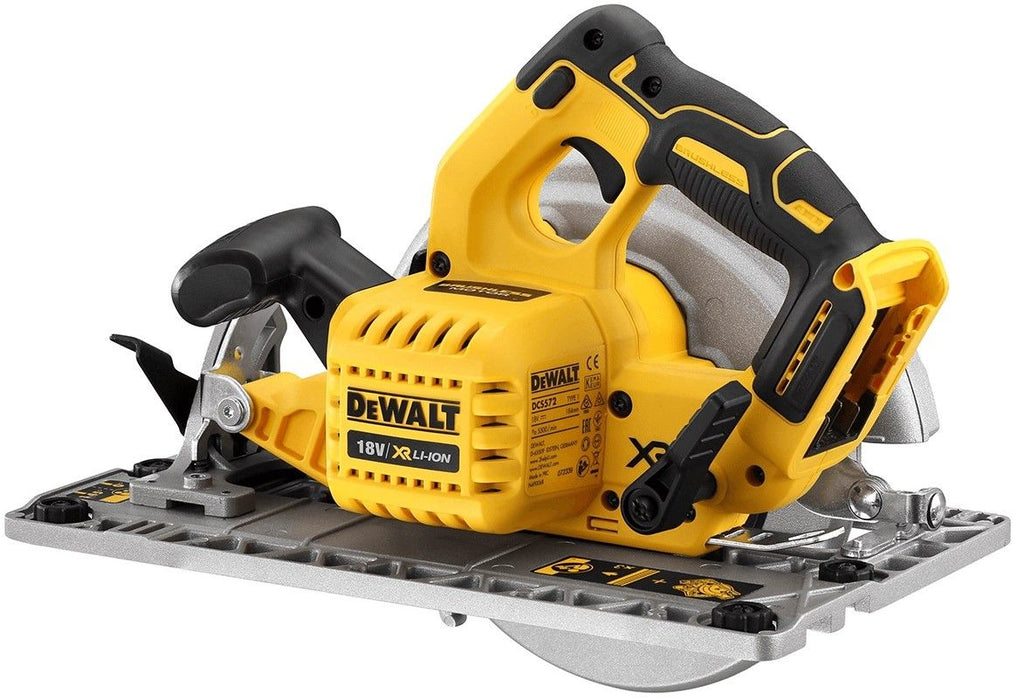 Акумулаторен ръчен циркуляр DeWALT - DCS572N-XJ, 18V, 5500 rpm, Solo