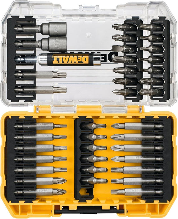 Комплект накрайник бит с магнитен държач DeWALT - DT70717, 1/4'', 40 части