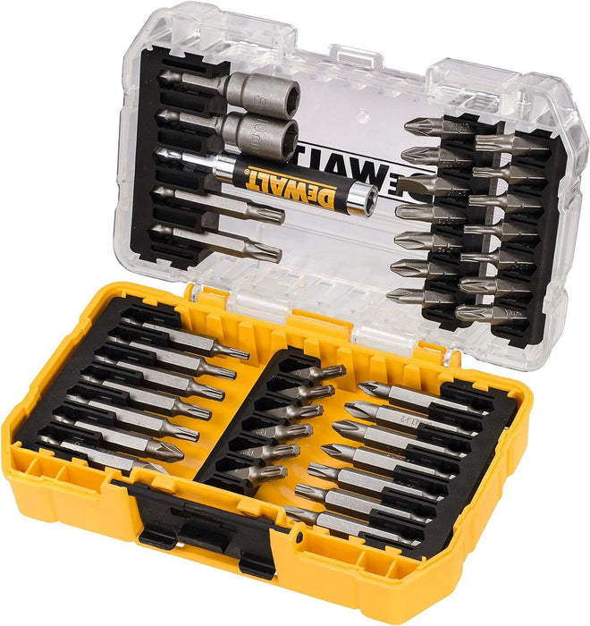 Комплект накрайник бит с магнитен държач DeWALT - DT70717, 1/4'', 40 части