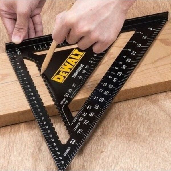 Мултифункционален прав ъгъл DeWALT - DWHT25227, 18 x 18 x 25 cm