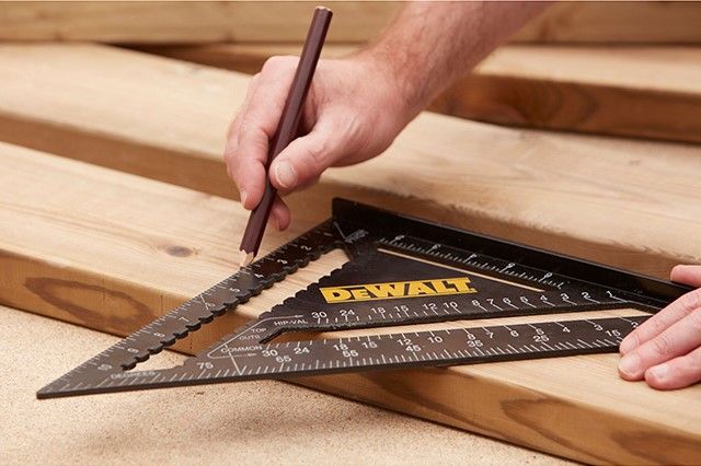 Мултифункционален прав ъгъл DeWALT - DWHT46032, 30 x 30 x 42.5 cm