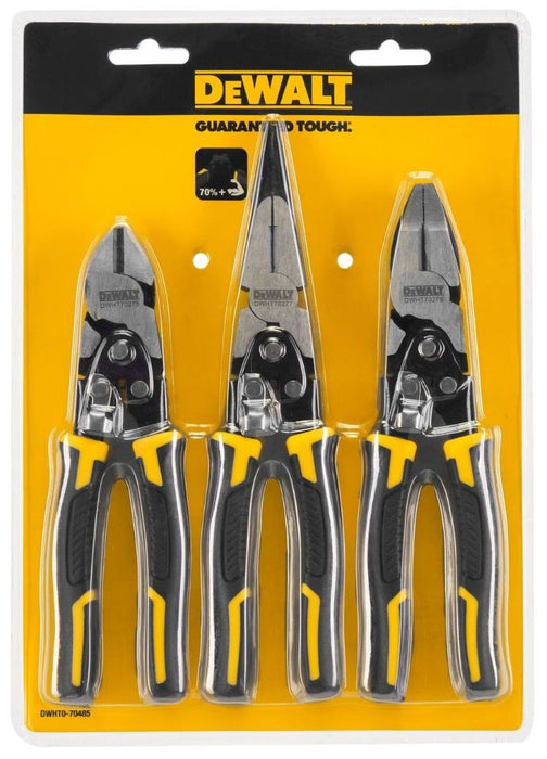Комплект клещи DeWALT - DWHT0-70485, 3 броя