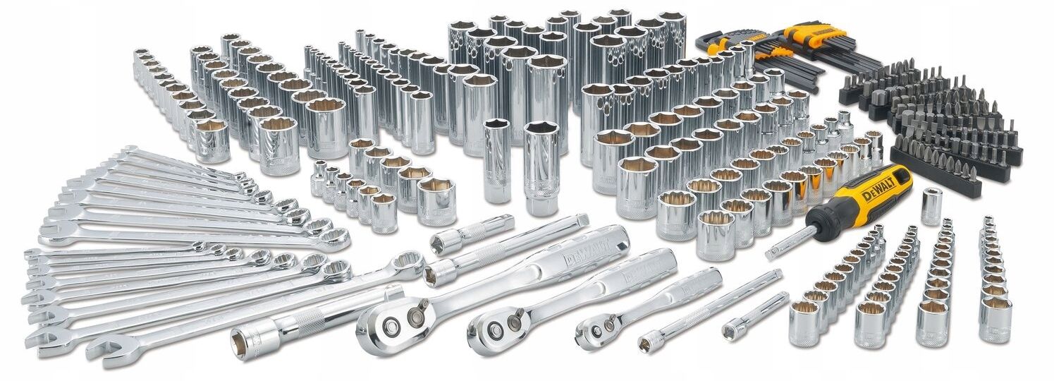 Гедоре комплект DeWALT - DWMT45341-1, 341 части, 1/4", 3/8", 1/2"