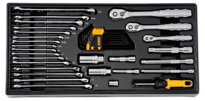Гедоре комплект DeWALT - DWMT45341-1, 341 части, 1/4", 3/8", 1/2"