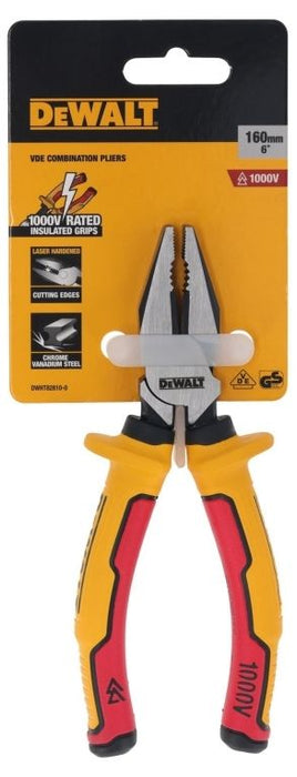 Комбинирани клещи DeWALT - VDE, DWHT82810-0, 160 mm