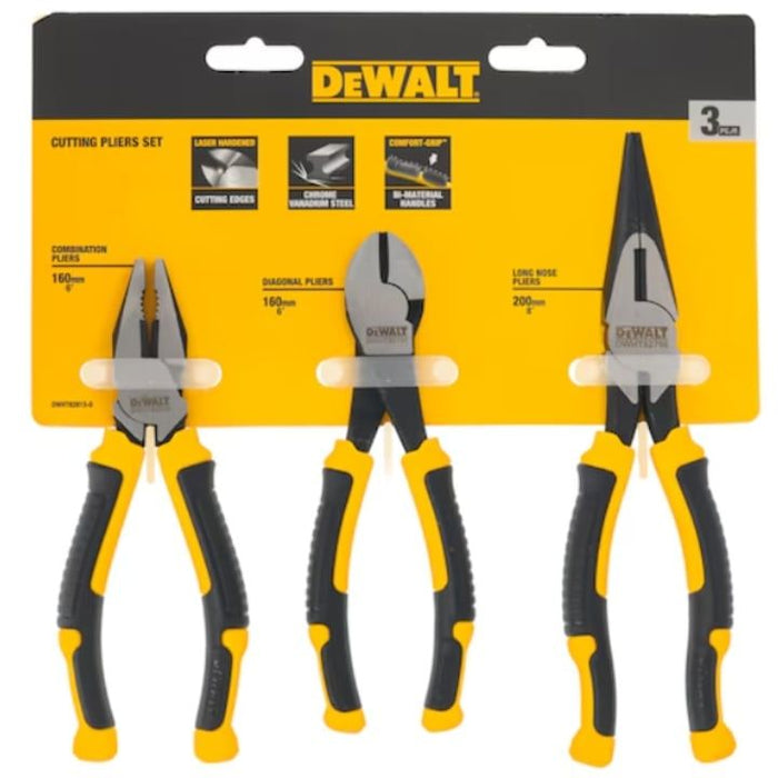 Комплект клещи DeWALT - DWHT82813-0, 3 броя