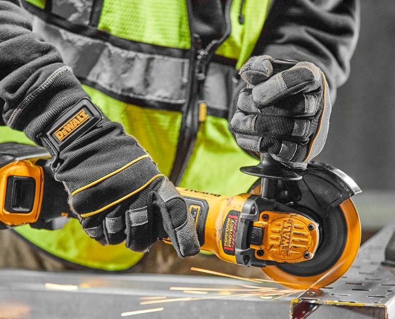 Акумулаторен ъглошлайф DeWalt - DCG409VSX1T, с батерия, зарядно и куфар