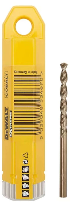 Комплект свредла за метал DeWALT - HSS-E Cobalt, DT4924-QZ, 10 броя