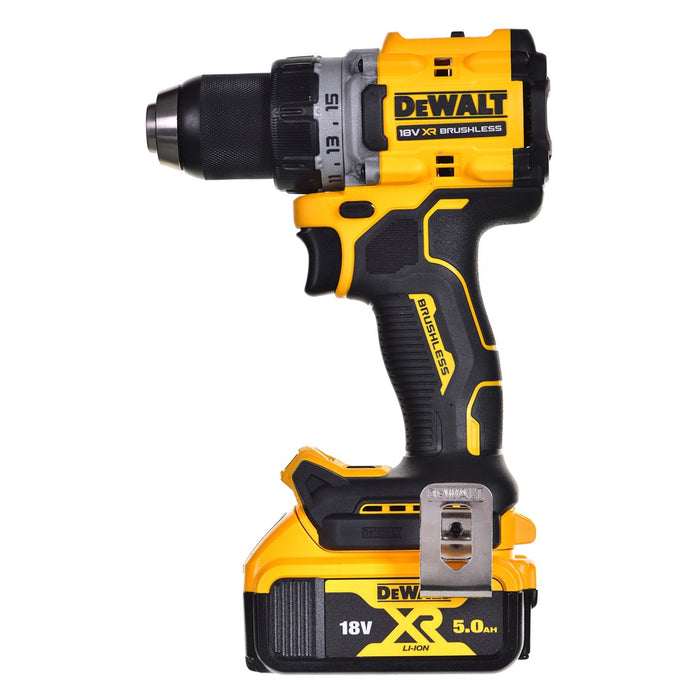 Акумулаторна бормашина/винтоверт DEWALT DCD800P2T-QW 18V 2X5,0AH BL TSTAK