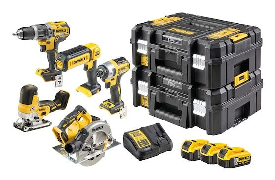 Комплект електрически инструменти DeWALT DCK500P3T-QW с батерия
