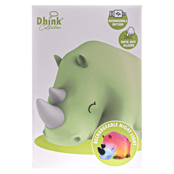 ДЕТСКА ЛАМПА RHINO СМЕНЯЕМИ ЦВЕТОВЕ DHINK