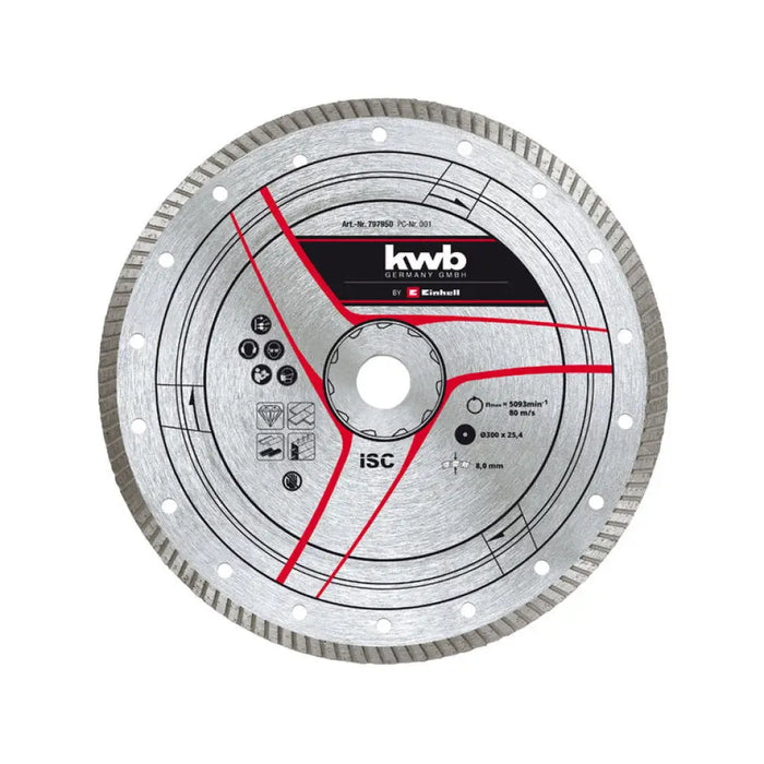 ДИАМАНТЕН ДИСК ЗА РЯЗАНЕ НА КАМЪК EINHELL 300X25.4