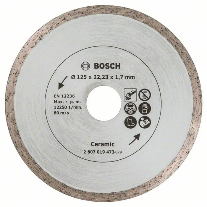ДИАМАНТЕН ДИСК ЗА РЯЗАНЕ НА НЕМЕТАЛ BOSCH 125x1.7x22.23